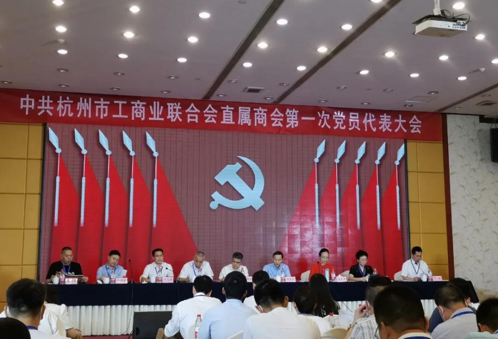 我会副会长卢国萍参加杭州市工商联直属商会党委第一次党代会